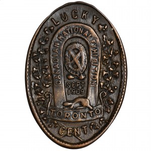 Kanada, Wertmarke für Glück, 1 Cent 1909 - Kanadische Nationalausstellung