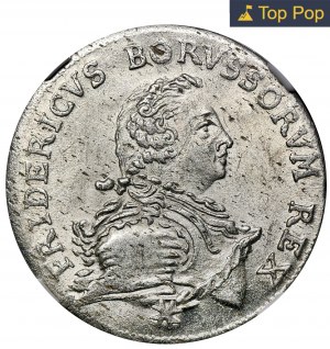 Niemcy, Królestwo Prus, Fryderyk II, 1/24 Talara Berlin 1752 A - NGC MS64