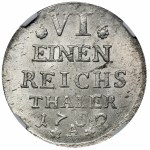 Deutschland, Königreich Preußen, Friedrich II, 1/24 Taler Berlin 1752 A - NGC MS64