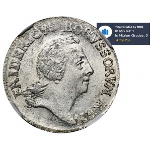 Niemcy, Królestwo Prus, Fryderyk II, 1/24 Talara Berlin 1752 A - NGC MS63