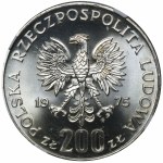 200 złotych 1975 Zwycięstwo nad Faszyzmem - NGC MS67 - PIĘKNE