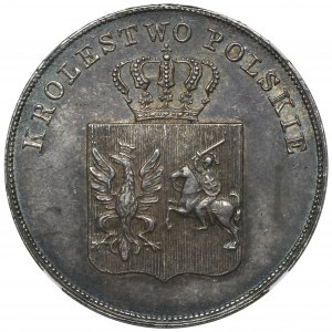 Novemberaufstand, 5 Zloty Warschau 1831 KG - NGC MS62