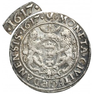 Sigismund III Vasa, 1/4 Thaler Danzig 1617 - PRVS:+