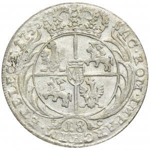 Augustus III of Poland, 18 Groschen Leipzig 1755 EC