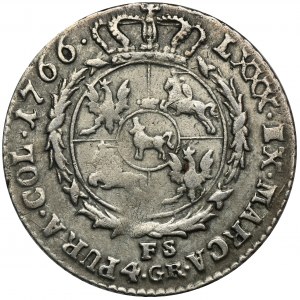 Poniatowski, 4 Groschen 1766 FS