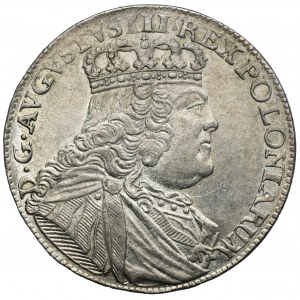 Augustus III of Poland, 1/4 Thaler Leipzig 1754 EC