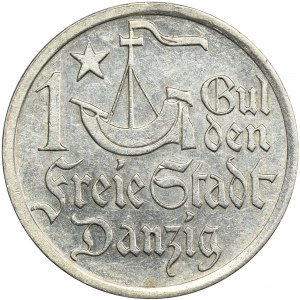 Wolne Miasto Gdańsk, 1 gulden 1923 Koga