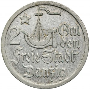 Free City of Danzig, 2 gulden 1923
