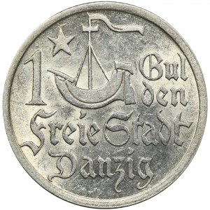 Wolne Miasto Gdańsk, 1 gulden 1923 Koga