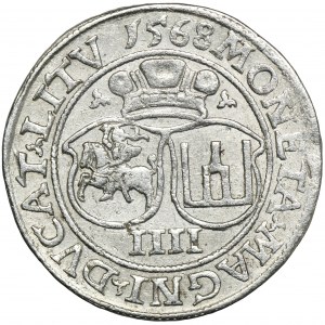 Sigismund II. Augustus, Vierfaches Vilnius 1568 - L/LITV