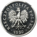 PRÓBA NIKIEL, 1 złoty 1990 - NGC PF69