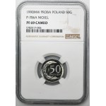 SAMPLE Nickel, 50 Pfennige 1990 - NGC PF69 CAMEO