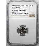 MUSTER Nickel, 1 Pfennig 1990 - NGC PF69 ULTRA CAMEO