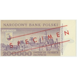 200.000 złotych 1989 - WZÓR - A 0000000 - No.0328 -