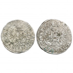 Set, Austria, 3 Kreuzer (2 pcs.)