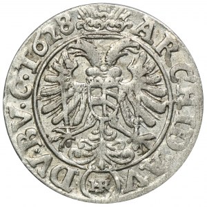 Schlesien, Habsburger Herrschaft, Ferdinand II, 3 Krajcary Wrocław 1628 HR