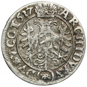 Silesia, Habsburg rule, Ferdinand II, 3 Kreuzer Breslau 1627 HRHR