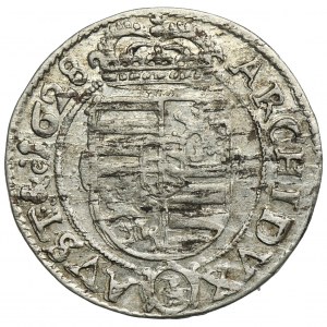 Silesia, Habsburg rule, Ferdinand III, 3 Kreuzer Glatz 1628 PH