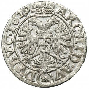 Silesia, Habsburg rule, Ferdinand II, 3 Kreuzer Breslau 1629 HR
