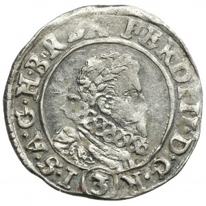 Austria, Ferdynand II, 3 Krajcary Praga 1635