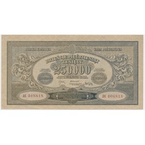 250,000 marks 1923 - AK -.