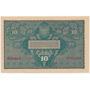 10 marek 1919 - II Serja B - rzadka odmiana