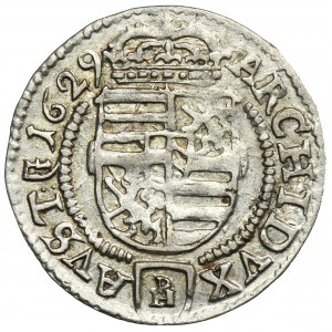 Silesia, Habsburg rule, Ferdinand III, 3 Kreuzer Glatz 1629 PH