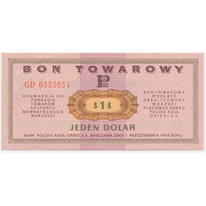 Pewex, 1 dolar 1969 - GD -