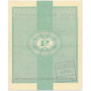 Pewex, $1 1960 - Dd - mit Klausel -.