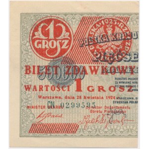 1 grosz 1924 - CN - lewa połowa -