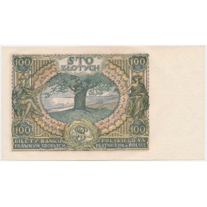 100 Zloty 1934 - Ser. BB. - ohne zusätzliche znw. -