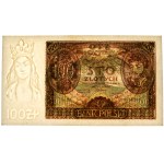 100 Gold 1934 - Ser. BB. - without additional znw. -