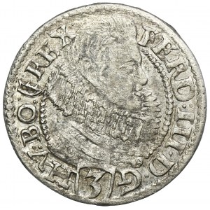 Silesia, Habsburg rule, Ferdinand II, 3 Kreuzer Glatz 1631 PH