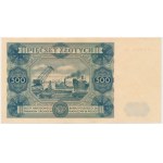 500 złotych 1947 - A - rzadka pierwsza seria