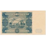 500 zloty 1947 - A - rare first series