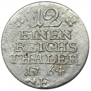 Germany, Kingdom of Prussia, Friedrich II, 1/12 Thaler Königsberg 1764 E