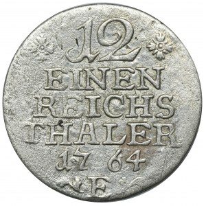 Deutschland, Königreich Preußen, Friedrich II., 1/12 Taler Königsberg 1764 E