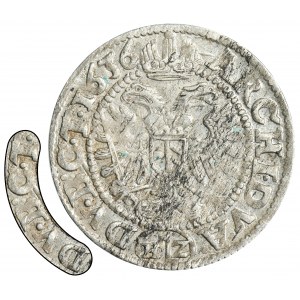 Schlesien, Habsburgische Herrschaft, Ferdinand II, 3 Krajcary Wrocław 1636 HZ-NOTIERT, RARE