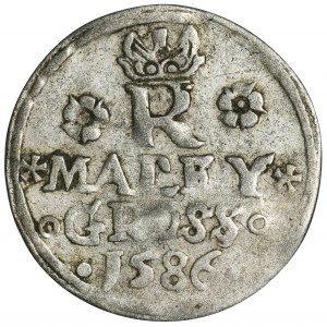 Bohemia, Rudolf II, Maley gross 1586