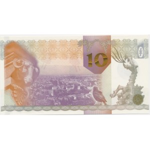 PWPW, Krakow (2010) - AD - large numeral 10, violet panorama -.