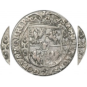 Sigismund III Vasa, 1/4 Thaler Bromberg 1623 - PRVS M