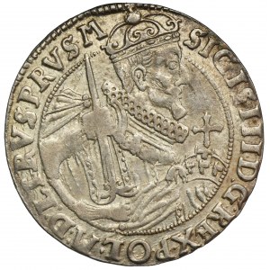 Sigismund III Vasa, 1/4 Thaler Bromberg 1624 - PRVS M