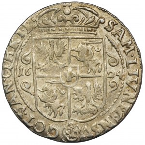 Sigismund III Vasa, 1/4 Thaler Bromberg 1624 - PRVS M