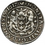 Sigismund III Vasa, 1/4 Thaler Danzig 1617 - PRVS:+