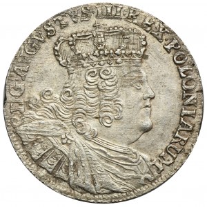 Augustus III of Poland, 18 Groschen Leipzig 1754 EC