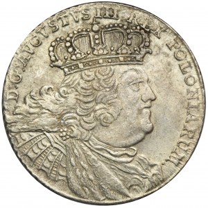 Augustus III of Poland, 18 Groschen Leipzig 1755 EC