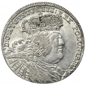 Augustus III of Poland, 18 Groschen Leipzig 1755 EC