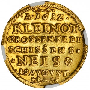 Śląsk, Księstwo Nyskie, Karol Austriacki, Dwudukat Nysa 1612 - NGC MS62 - EKSTREMALNIE RZADKI