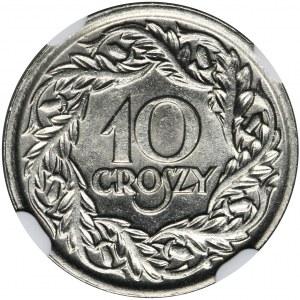 10 groszy 1923 - NGC MS63