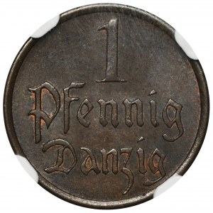 Freie Stadt Danzig, 1 Fenig 1937 - NGC MS65 BN